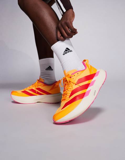 adidas Running – Adizero EVO SL ATR – Orange, röda och rosa träningsskor - exklusivt hos ASOS - view 1