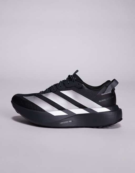 adidas Running – Adizero EVO SL ATR – Sneaker in Schwarz und reflektierendem Silber, 2 von 5