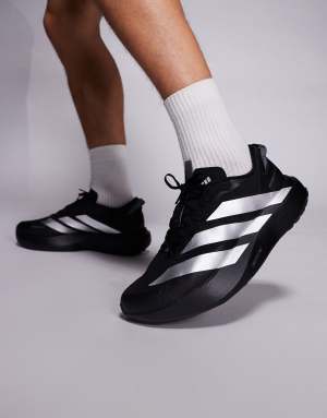 adidas Running Adizero EVO SL ATR trainers in black and silver