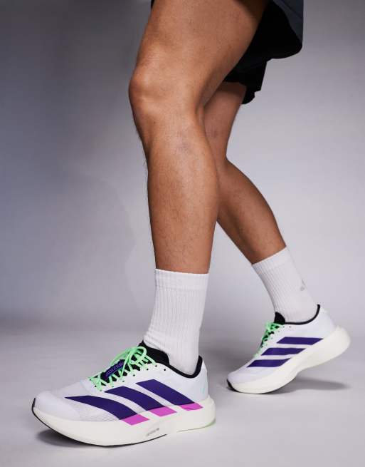 adidas Running - Adizero EVO SL - Baskets - Blanc et violet, 5 de 5