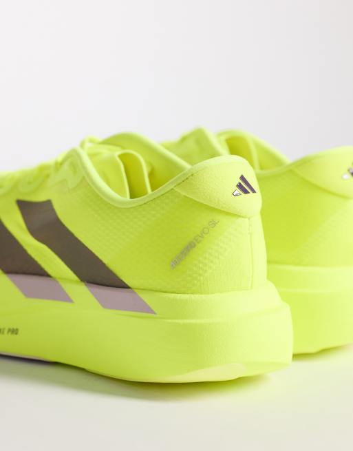 adidas Running - Adizero EVO SL - Baskets - Jaune et violet, 3 de 5