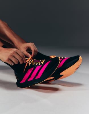 adidas Running - Adizero EVO SL - Baskets - Noir et rose