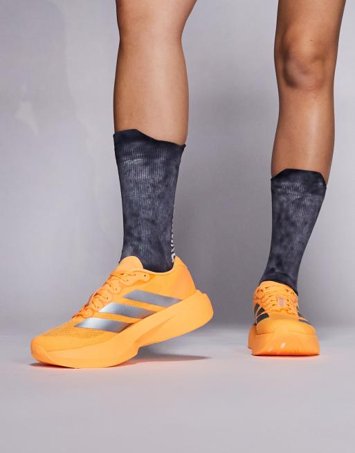adidas Running - Adizero EVO SL - Baskets - Orange et argenté, 5 de 5