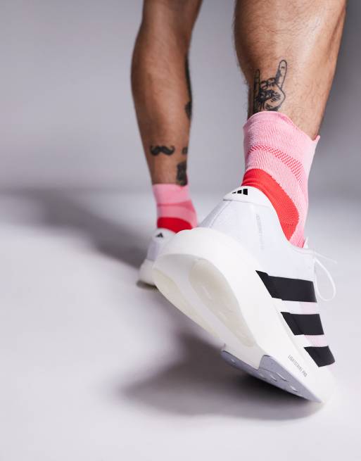 adidas Running – Adizero Evo SL – Biało-czarne buty sportowe, 4 z 5