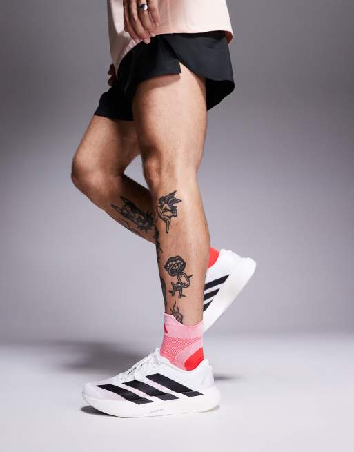 adidas Running – Adizero Evo SL – Biało-czarne buty sportowe, 5 z 5