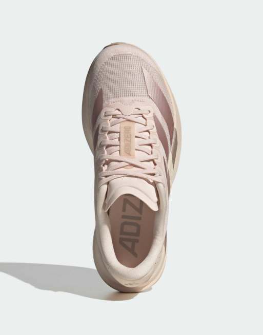 adidas Running Adizero EVO SL buty sportowe w kolorze beżowym i różowym, 3 z 5