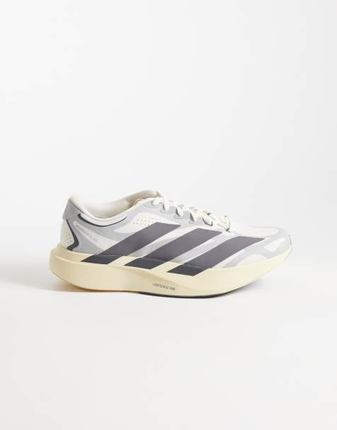 adidas Running – Adizero EVO SL EXO – Laufschuhe in Weiß, Schwarz und Silber - view 1
