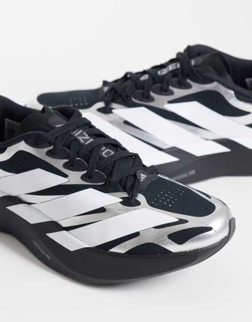 adidas Running – Adizero EVO SL EXO – Sneaker in Schwarz und Silber, 3 von 5
