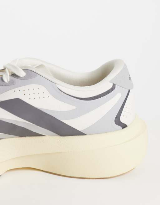 adidas Running - Adizero Evo SL EXO - Sneakers bianche, nere e argento, 5 di 5