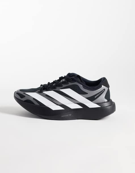 adidas Running Adizero EVO SL EXO sneakers in black, white and silver - view 1