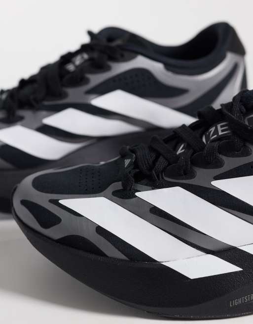 adidas Running Adizero EVO SL EXO sneakers in black, white and silver, 4 of 5
