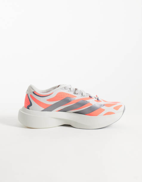 adidas Running Adizero Evo SL EXO sneakers in solar turbo and iron - view 1
