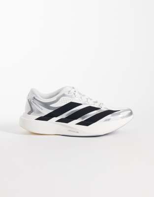adidas Running Adizero EVO SL EXO sneakers in white, black and silver