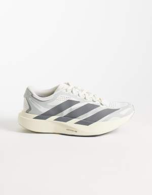 adidas Running Adizero EVO SL EXO trainers in cream and silver blue