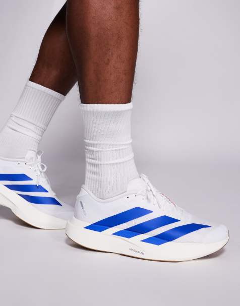 adidas Running - Adizero Evo SL - Hvid og blå sneakers - view 1