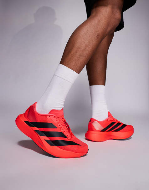 adidas Running – Adizero Evo SL – Lauf-Sneaker in Rot und Schwarz - view 1