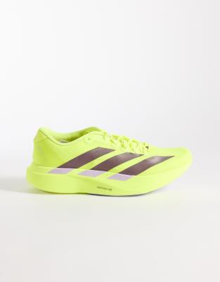 Running - Adizero Evo SL - Laufschuhe in Gelb und Lila Gelb 44