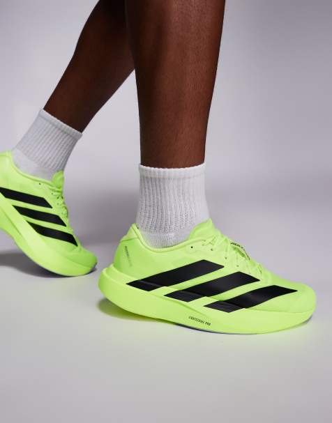 adidas Running – Adizero Evo SL – Sneaker in Gelb und Schwarz - view 1