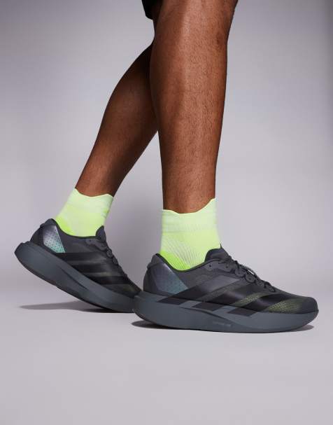adidas Running – Adizero Evo SL – Sneaker in Grau und Schwarz - view 1