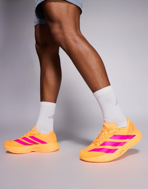 adidas Running – Adizero EVO SL – Sneaker in leuchtendem Orange und Pink - view 1