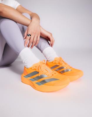 adidas Running - Adizero EVO SL - Sneaker in Orange und Silber