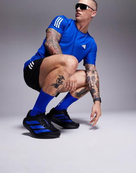 adidas Running – Adizero EVO SL – Sneaker in Schwarz und Blau - view 1