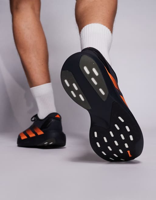 adidas Running – Adizero EVO SL – Sneaker in Schwarz und Orange, 3 von 5