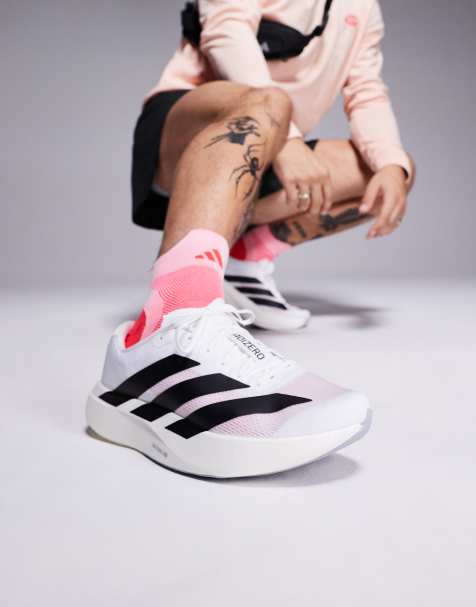 adidas Running – Adizero Evo SL – Sneaker in Weiß und Schwarz - view 1