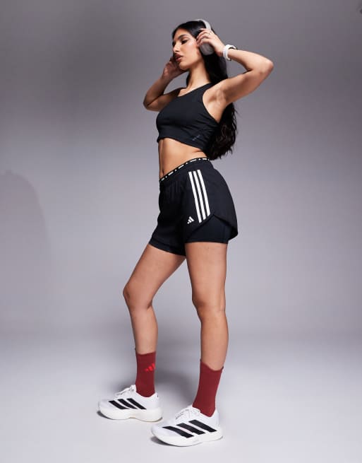 adidas Running Adizero EVO SL trainers in white and black