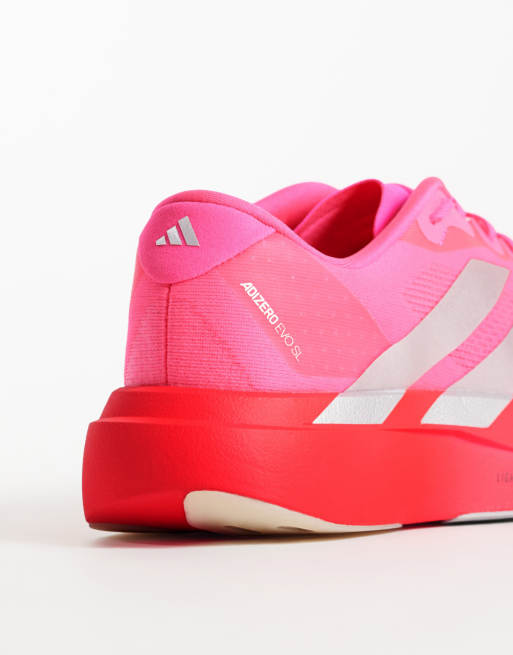 adidas Running Adizero Evo SL sneakers en dégradé rose - exclusivité ASOS, 6 de 6