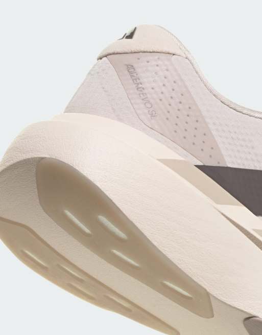 adidas Running Adizero EVO SL sneakers i beige og brun, 4 af 5
