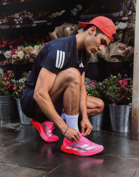 adidas Running Adizero Evo SL sneakers i rosa fade - exklusivt hos ASOS - view 1