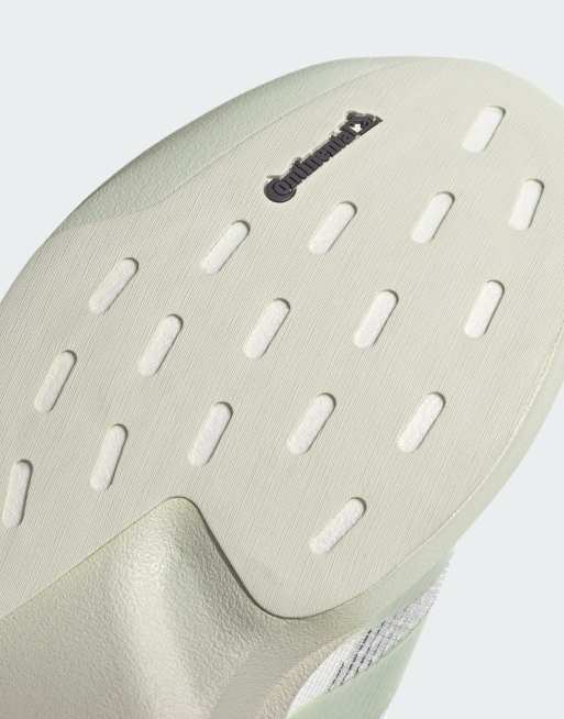 adidas Running Adizero EVO SL sneakers in bianco sporco e oro, 5 di 5