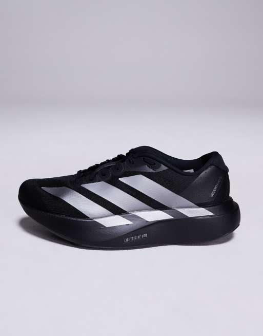 adidas Running Adizero EVO SL sneakers in black and gray | ASOS