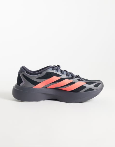 adidas Running Adizero Evo SL sneakers in gray and pink - view 1