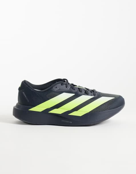 adidas Running Adizero Evo SL sneakers in gray and yellow - view 1