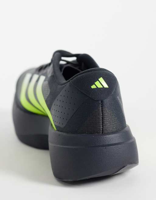adidas Running Adizero Evo SL sneakers in gray and yellow, 2 of 5