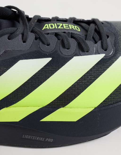 adidas Running Adizero Evo SL sneakers in gray and yellow, 3 of 5