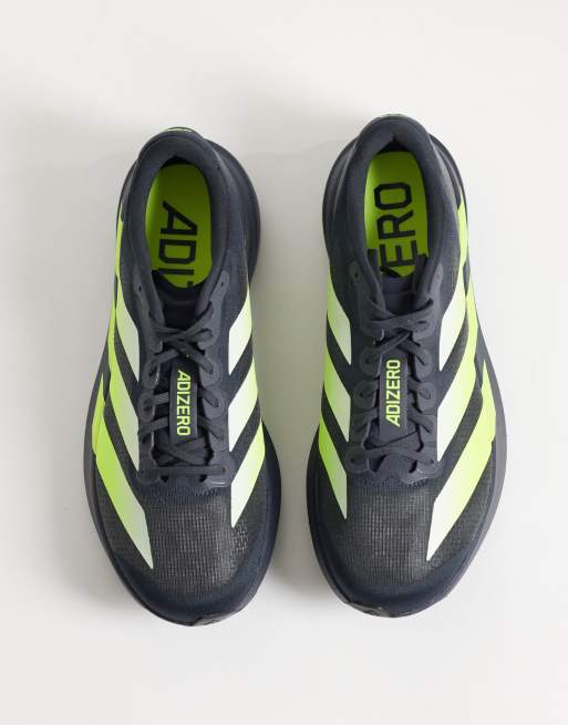adidas Running Adizero Evo SL sneakers in gray and yellow, 5 of 5