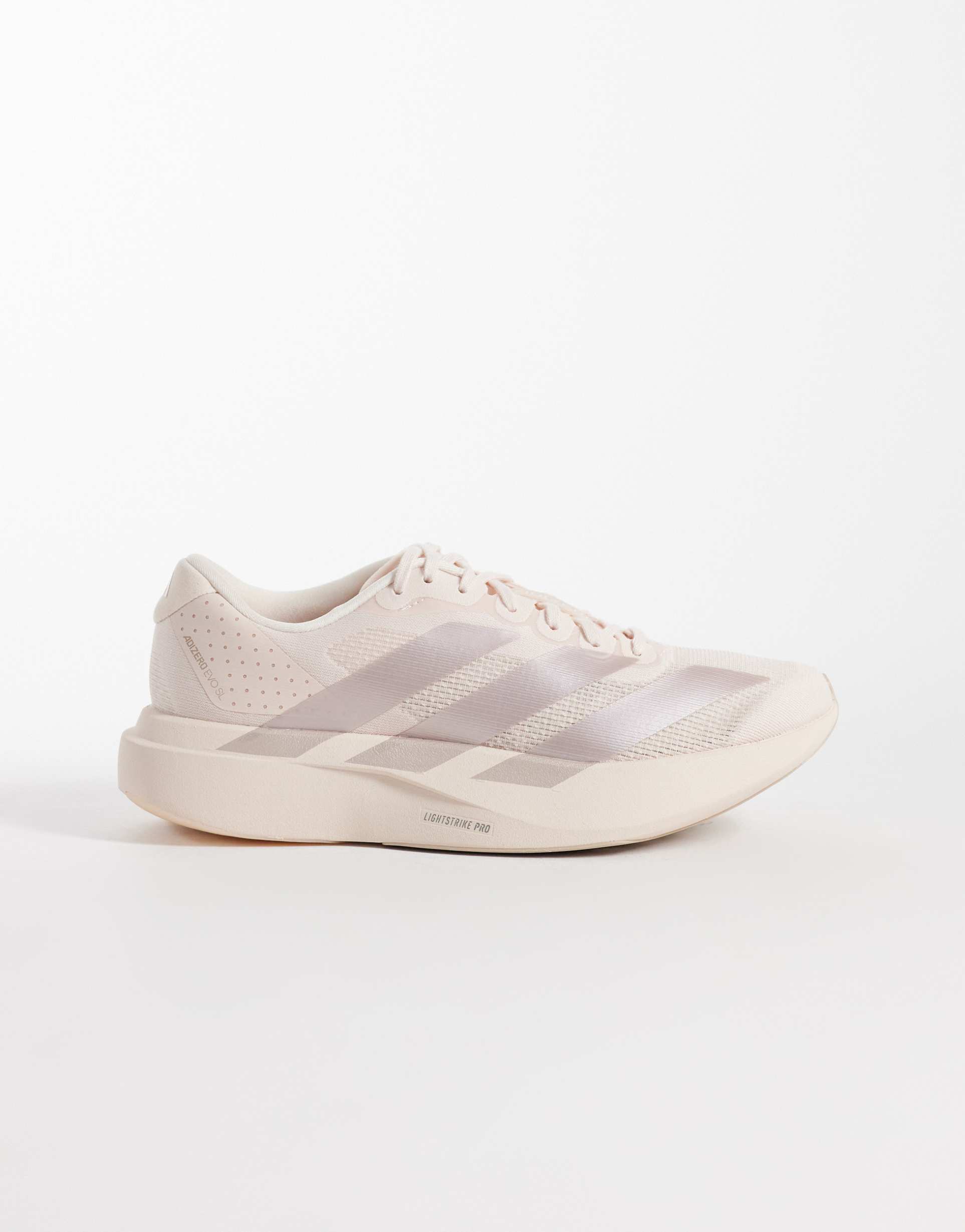 adidas running adizero evo sl sneakers in light pink