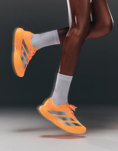 adidas Running - Adizero EVO SL - Sneakers in oranje en zilver - view 1