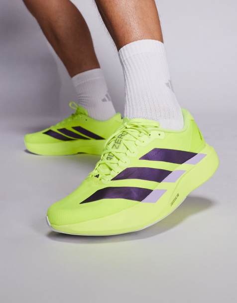 adidas Running Adizero EVO SL sneakers in yellow and purple - view 1