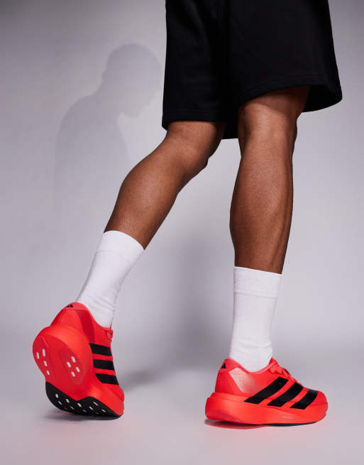 adidas Running - Adizero Evo SL - Sneakers rosse e nere, 3 di 5