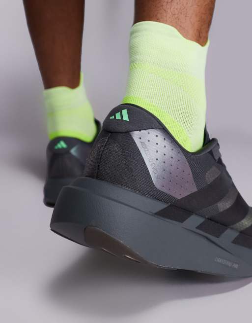 adidas Running – Adizero EVO SL – Szaro-czarne buty sportowe, 3 z 5