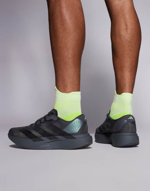 adidas Running – Adizero EVO SL – Szaro-czarne buty sportowe, 4 z 5