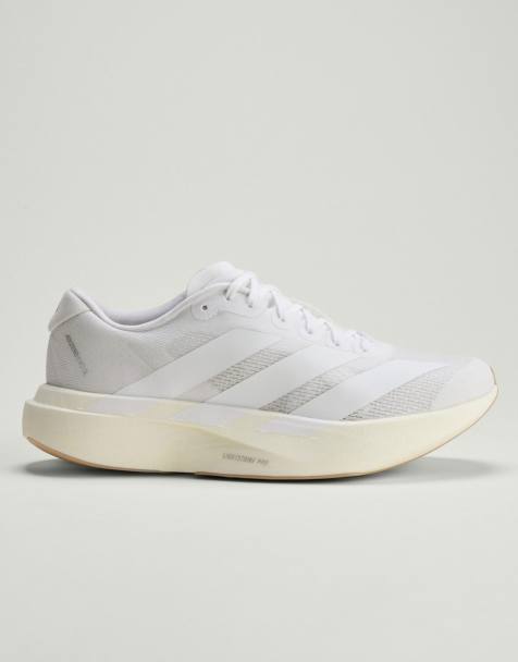 adidas Running Adizero EVO SL trainers all white - view 1