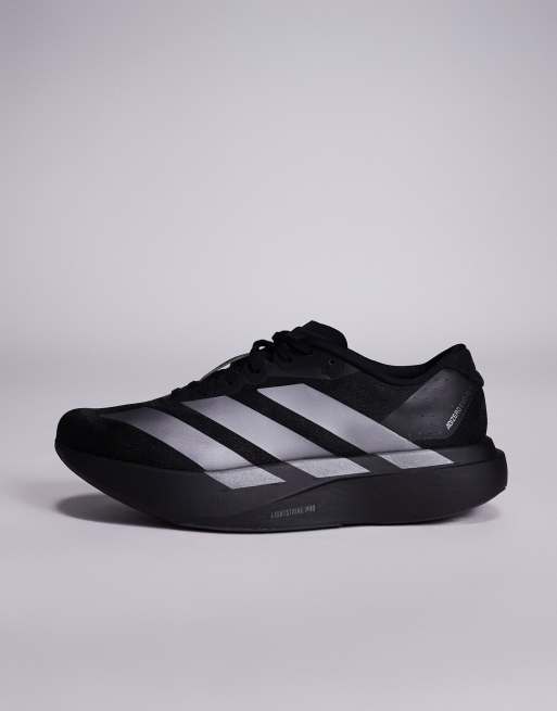 adidas Running Adizero EVO SL trainers in black and grey, 2 of 5