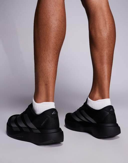adidas Running Adizero EVO SL trainers in black and grey, 4 of 5