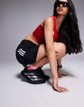 [adidas performance] adidas Running Adizero EVO SL trainers in black and silver 38 core black/iron met.