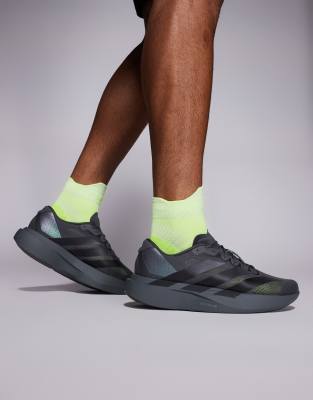 adidas Running Adizero EVO SL trainers in grey and black